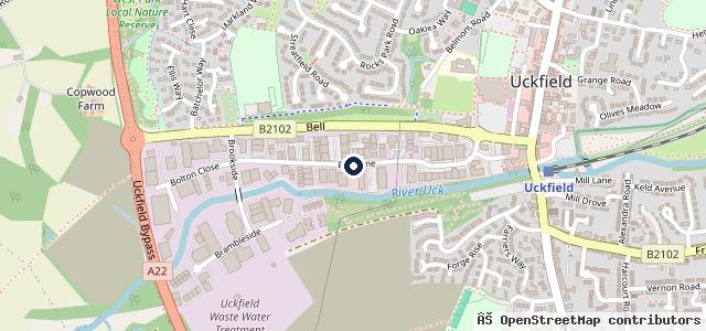 Map showing the location of Goldsmith & Allcorn (Heathfield) Ltd
