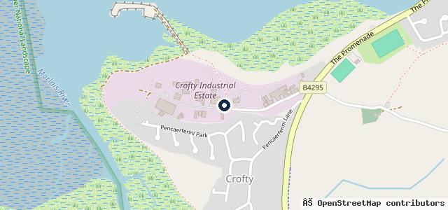 Map showing the location of Gower Motors & MOT Centre