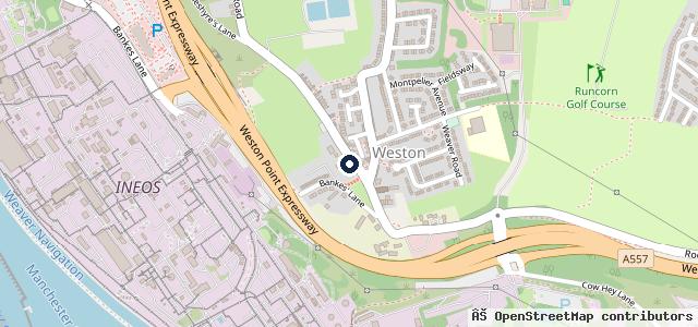 Map showing the location of Grangeside of Runcorn