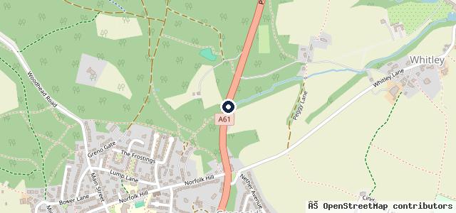 Map showing the location of Greno Garage & Engineering