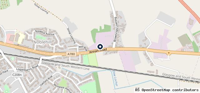 Map showing the location of Grierson & Graham Honda