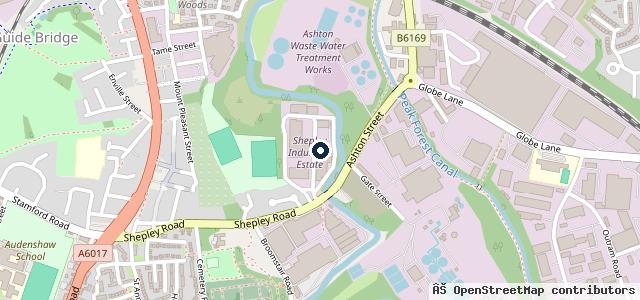 Map showing the location of Group 1 Accident Repair Centre Manchester