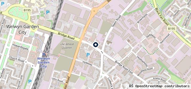 Map showing the location of Halfords Autocentre