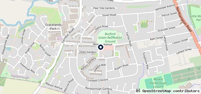 Map showing the location of Harborough Autos Ltd