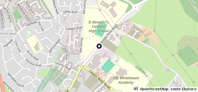 Map showing the location of Haven Tyre Centre