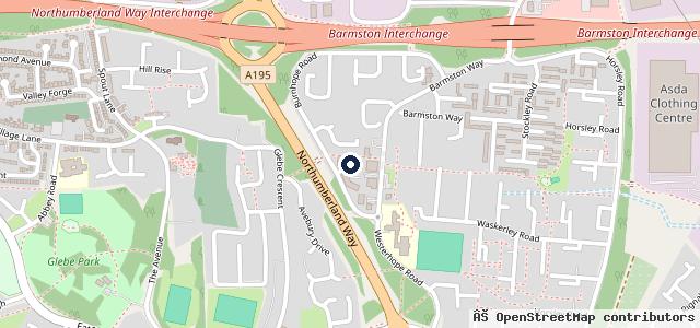 Map showing the location of Barmston Motors
