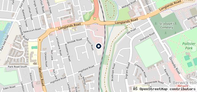 Map showing the location of Hodgsons Unique MOT and Autoservices