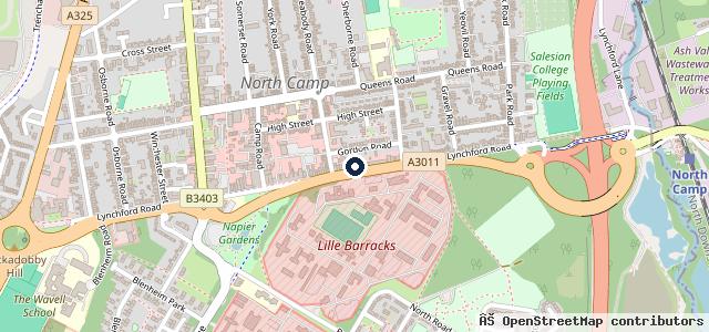 Map showing the location of Infinity Motorcycles