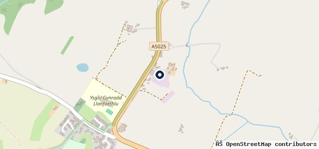 Map showing the location of O R Jones & Sons