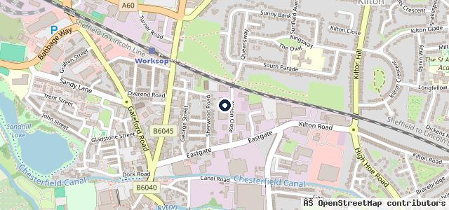 Map showing the location of P McCarthy