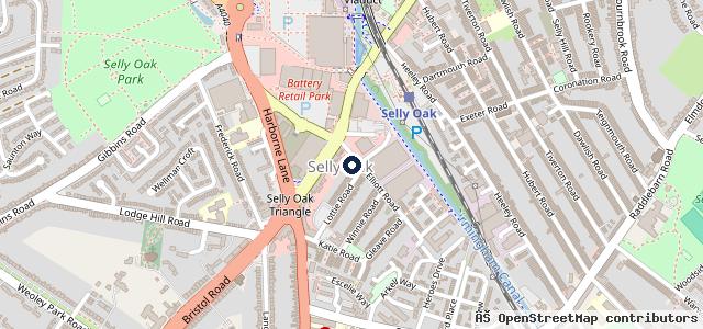 Map showing the location of K D M Engineering