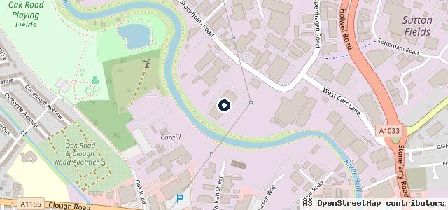 Map showing the location of Kingstown Works Ltd (Fleet & Engineering)