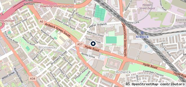 Map showing the location of Atsc tyres & service centre