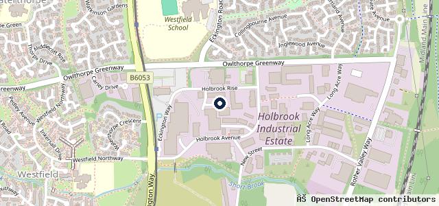 Map showing the location of L&I Eaton - Sheffield