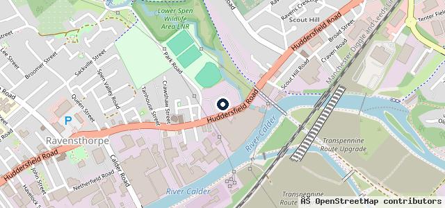 Map showing the location of Autobahn Garage