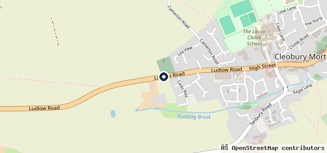Map showing the location of Mawley Matt ltd