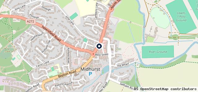 Map showing the location of Midhurst Engineering & Motor Co Ltd