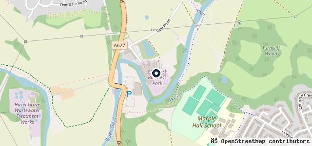 Map showing the location of Motomax 33 Motorcycles | Stockport