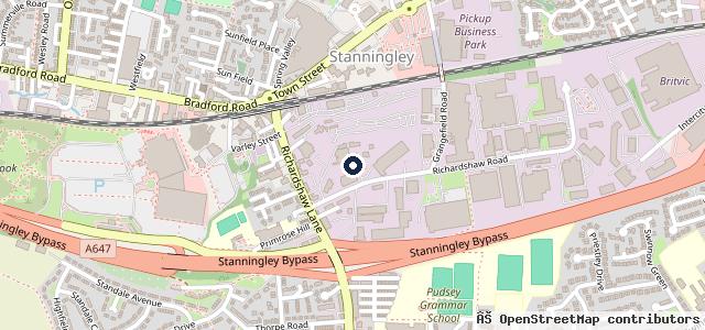Map showing the location of Moto-Craft