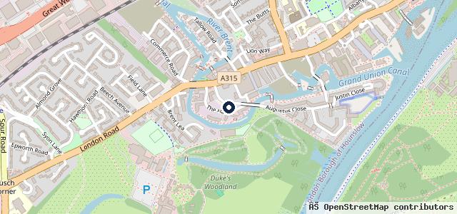 Map showing the location of Motorwise MOTs