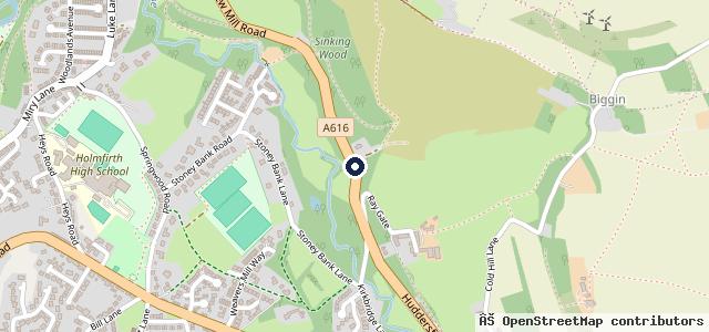 Map showing the location of Muslin Hall Garage Ltd