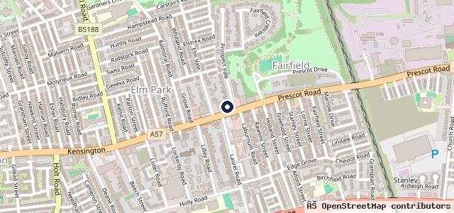 Map showing the location of International Garage & MOT Station