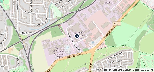Map showing the location of NE3 MOT Ltd