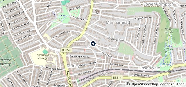 Map showing the location of Neil & Thompson Motors