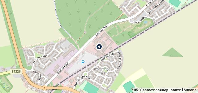 Map showing the location of New Hartley Garage
