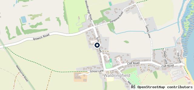 Map showing the location of B & M Car Body Centre