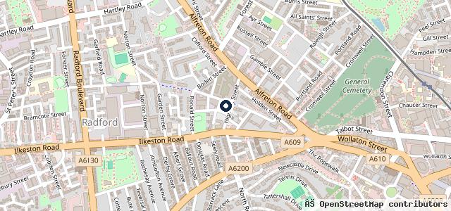 Map showing the location of One Stop Motors & Tyre