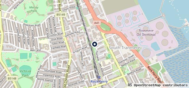 Map showing the location of Orchard Quick Fit