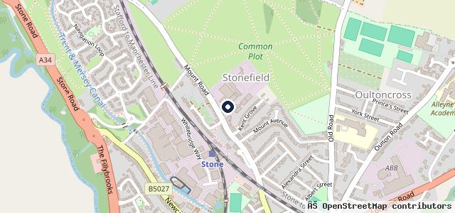 Map showing the location of Stone Car & Truck Centre