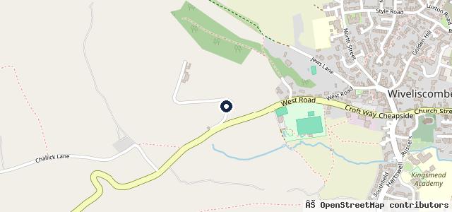 Map showing the location of Abbotsfield House