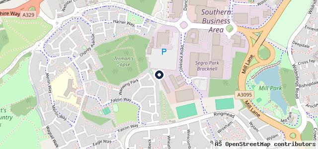 Map showing the location of Baileys Garage MOT and Service Centre, Bracknell