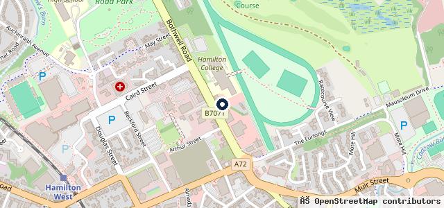 Map showing the location of Park's Motor Group