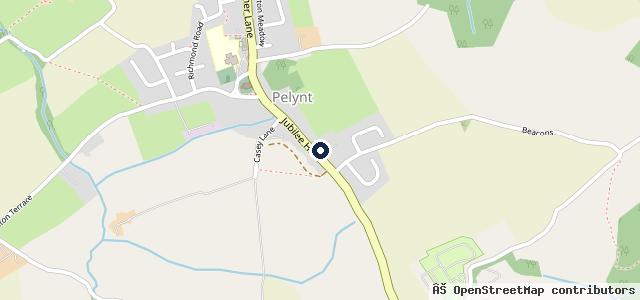Map showing the location of Pelynt Garage