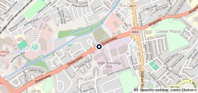 Map showing the location of Vauxhall
