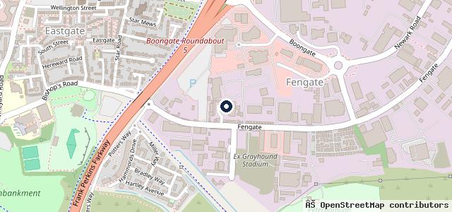 Map showing the location of Peterborough Motor Repairs