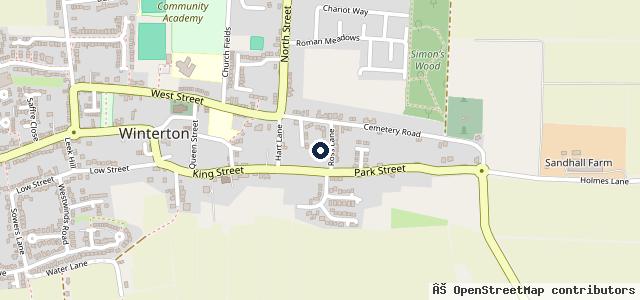 Map showing the location of Ledgerwood Morgan