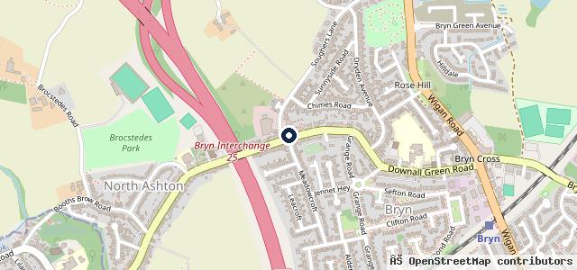 Map showing the location of P J Autos (NW) Ltd