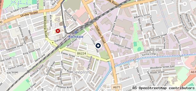Map showing the location of Prestige Autocentre