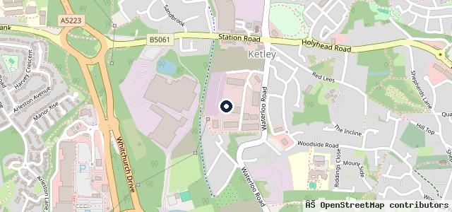 Map showing the location of R & R Recovery - Rescue & Repair - Telford