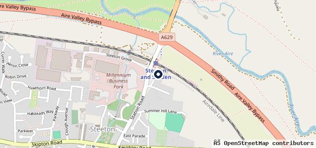 Map showing the location of Steve Dale Motorcycles