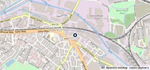 Map showing the location of Rolfe Street Garage