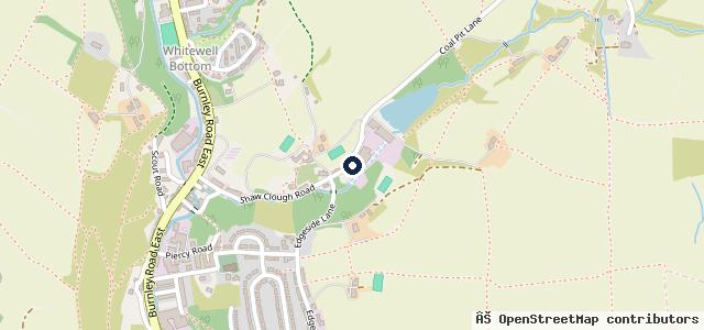 Map showing the location of Rossendale Mechanical Services MOT