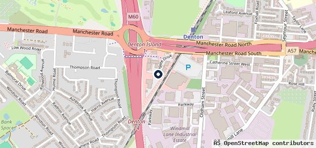 Map showing the location of RRG Toyota Denton
