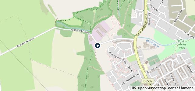 Map showing the location of Sacriston Auto Dismantlers