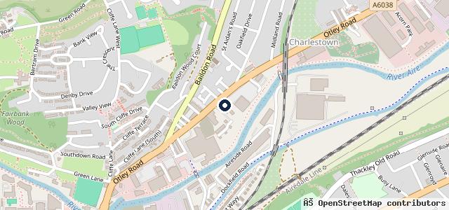 Map showing the location of Baildon Motor Company