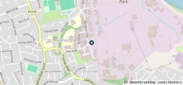 Map showing the location of Slaters Service Centre